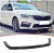 Lip spoiler μαύρο πλαστικό γυαλιστερό - Skoda octavia VRS MK3 2013-2016 